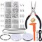 Jewelry Making Supplies Kit - Jewelry Repair Tool with Accessories Jewelry Pliers Jewelry Findings and Beading Wires for Adults and Beginners